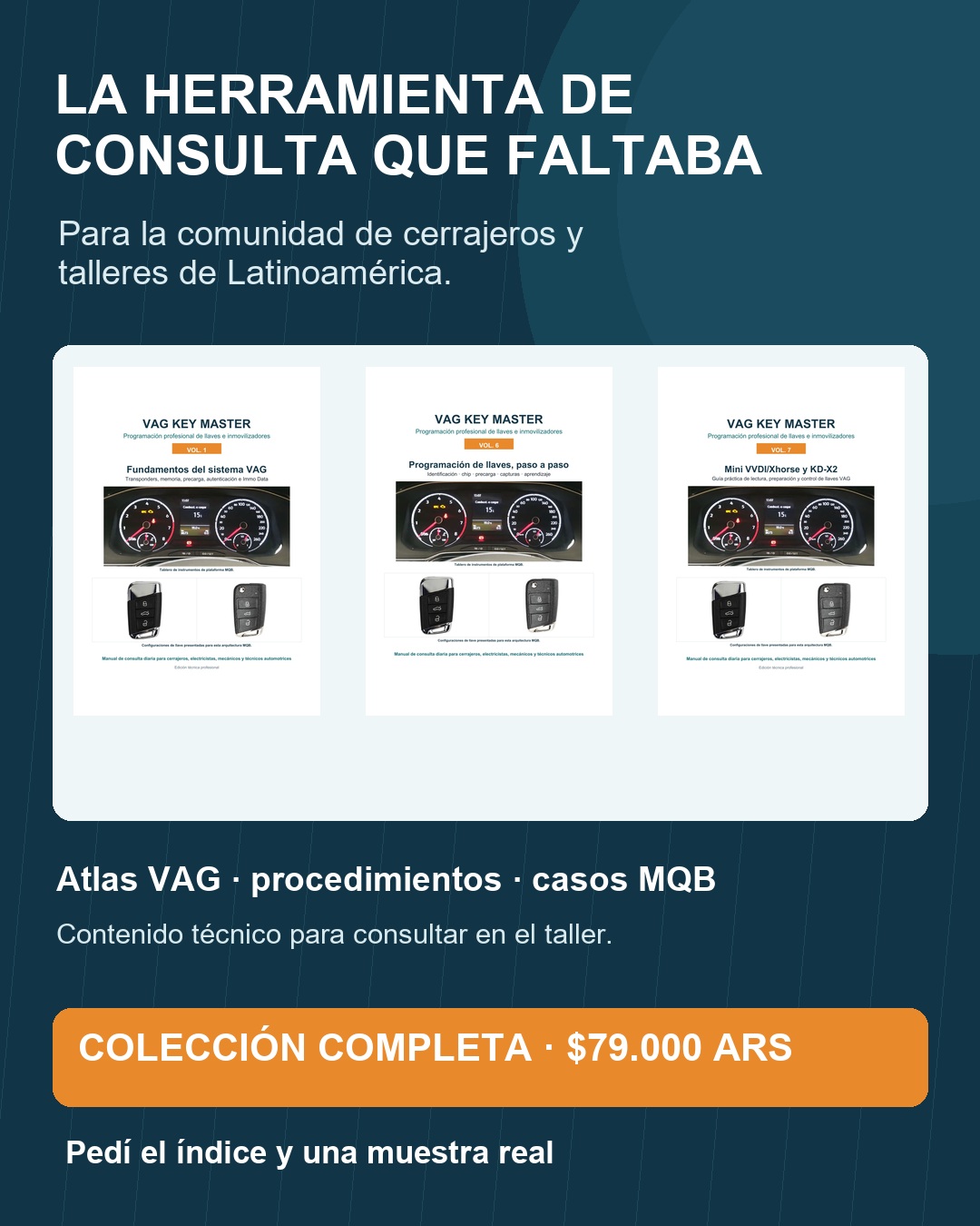 Vista de VAG KEY MASTER